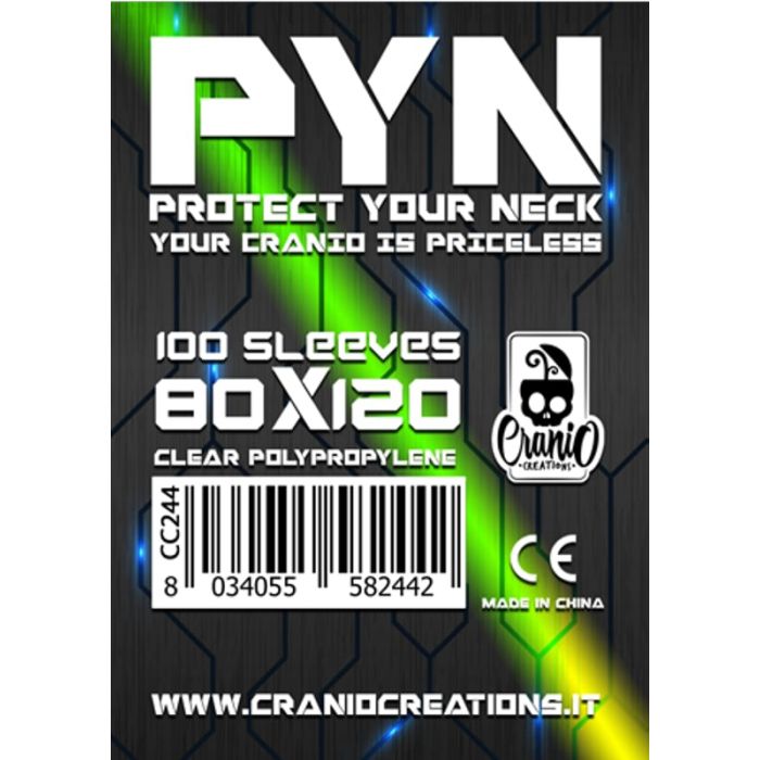 PYN: 100 Sleeves (Size 80 x 120 mm) — Cranio Creations