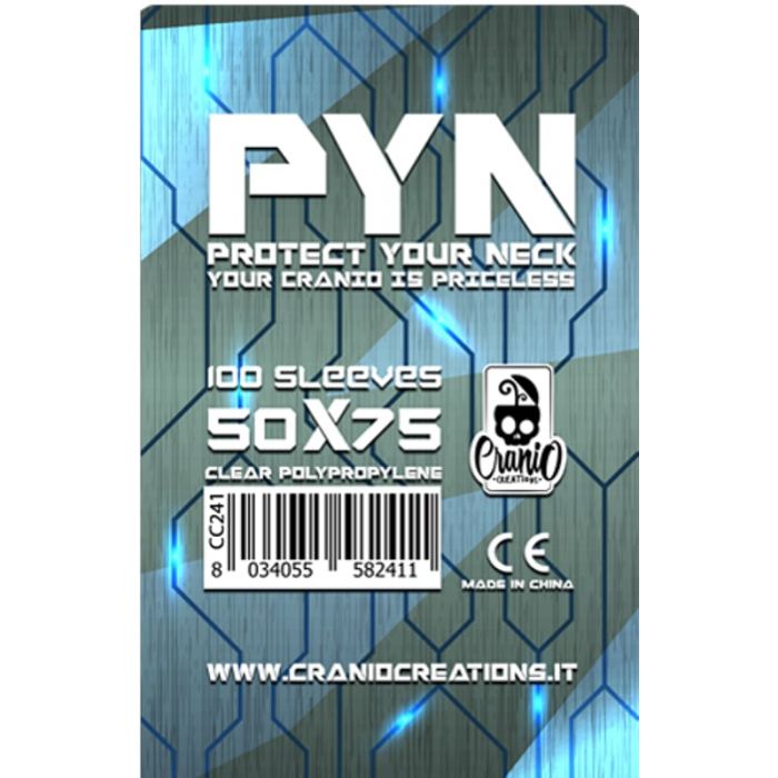 PYN: 100 Sleeves (Size 50 x 75 mm)