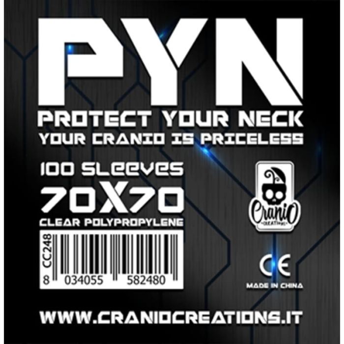 PYN: 100 Sleeves (Size 70 x 70 mm)