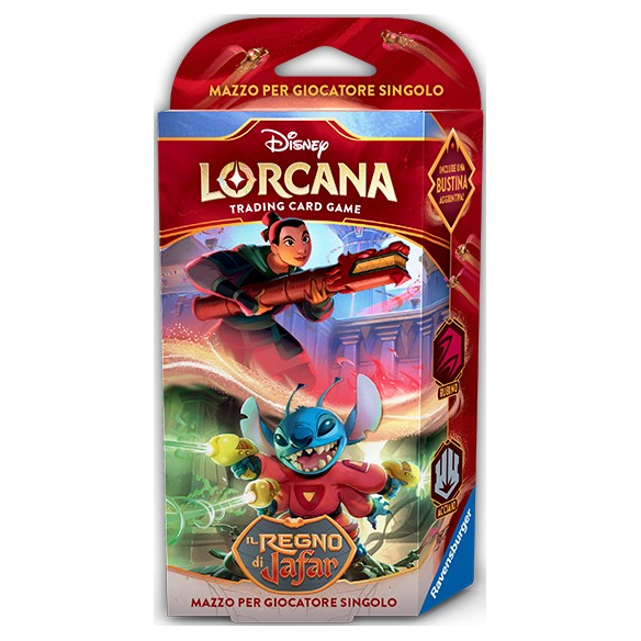 Lorcana: Il Regno di Jafar - Starter Deck Rubino/Acciaio
