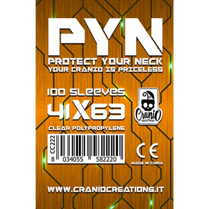PYN: 100 Sleeves (Size 41 x 63 mm)