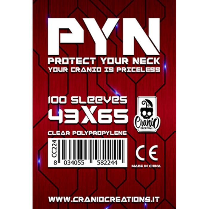 PYN: 100 Sleeves (Size 43 x 65 mm)