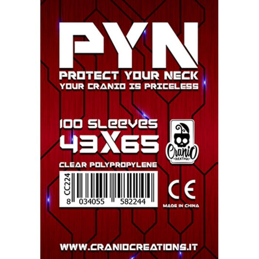 PYN: 100 Sleeves (Size 43 x 65 mm)