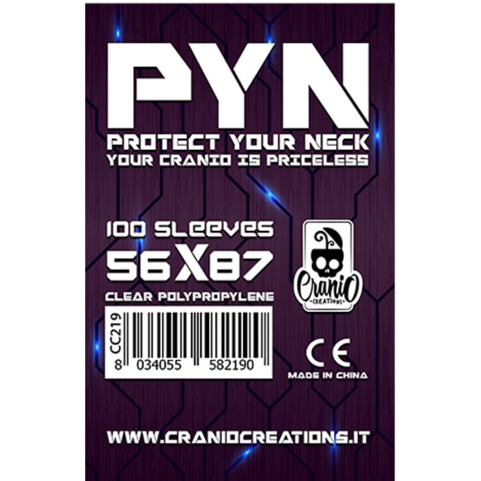 PYN: 100 Sleeves (Size 56 x 87 mm)