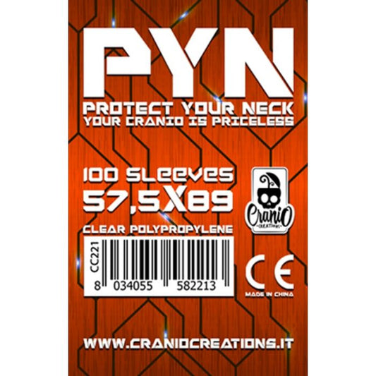 PYN: 100 Sleeves (Size 57,5 x 89 mm)