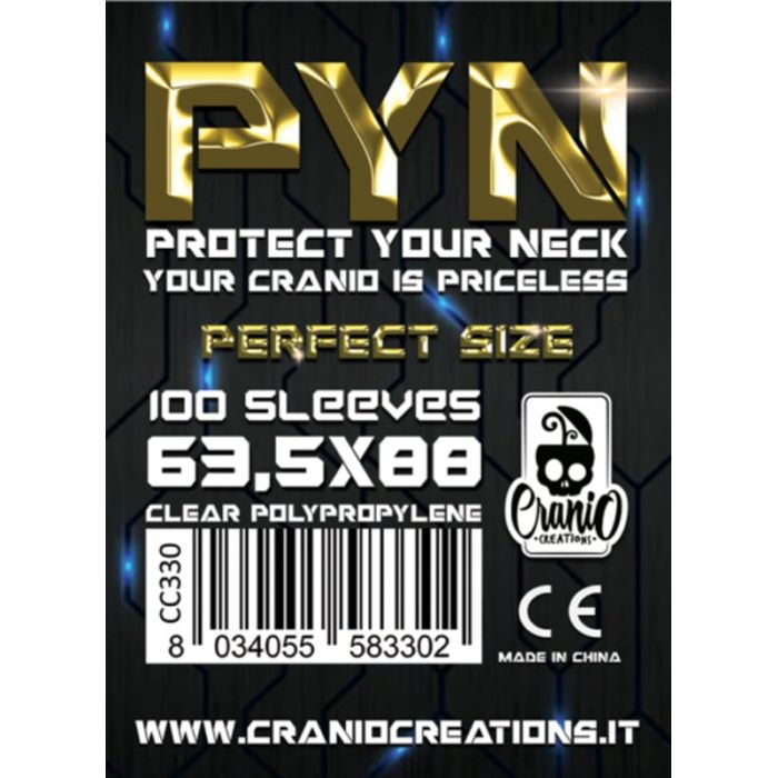 PYN: 100 Sleeves (Size 63,5 x 88 mm) Perfect Size
