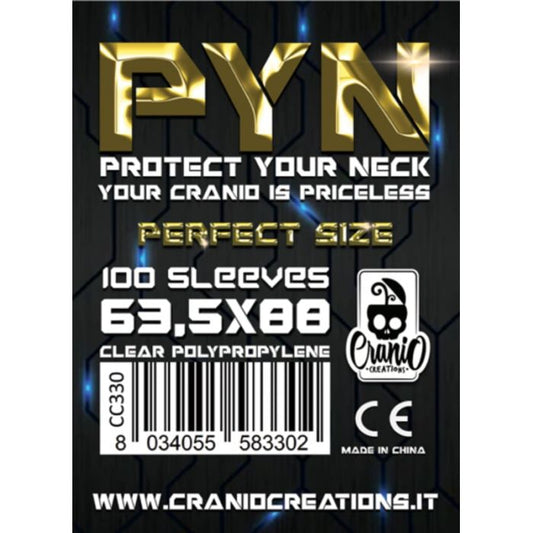 PYN: 100 Sleeves (Size 63,5 x 88 mm) Perfect Size