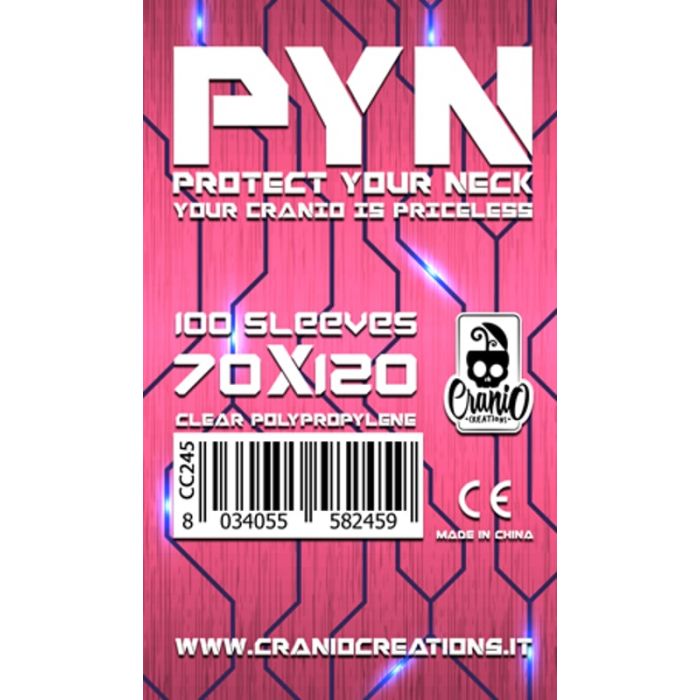 PYN: 100 Sleeves (Size 70 x 120 mm)