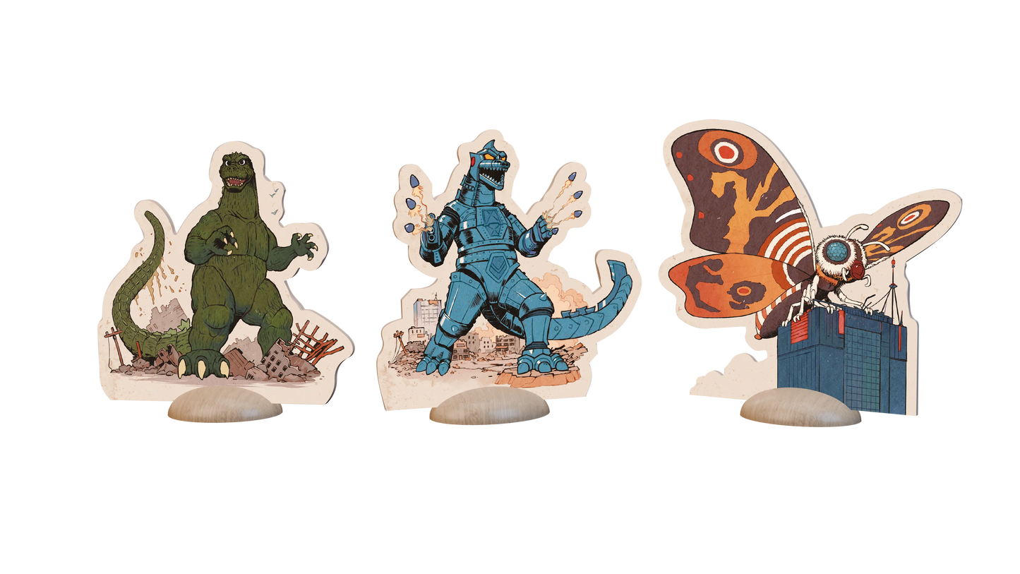 King of Tokyo Godzilla - Godzilla Mechagodzilla e Mothra
