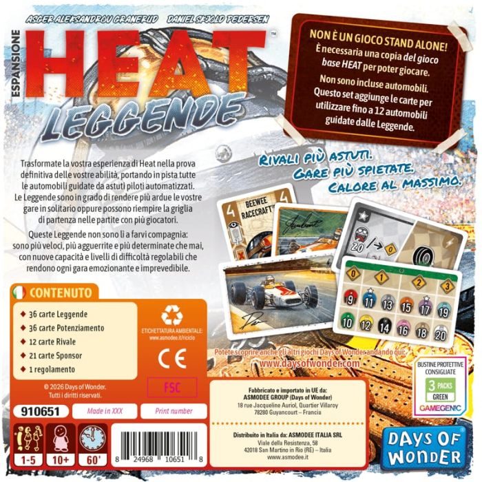 Heat: Leggende - Espansione
